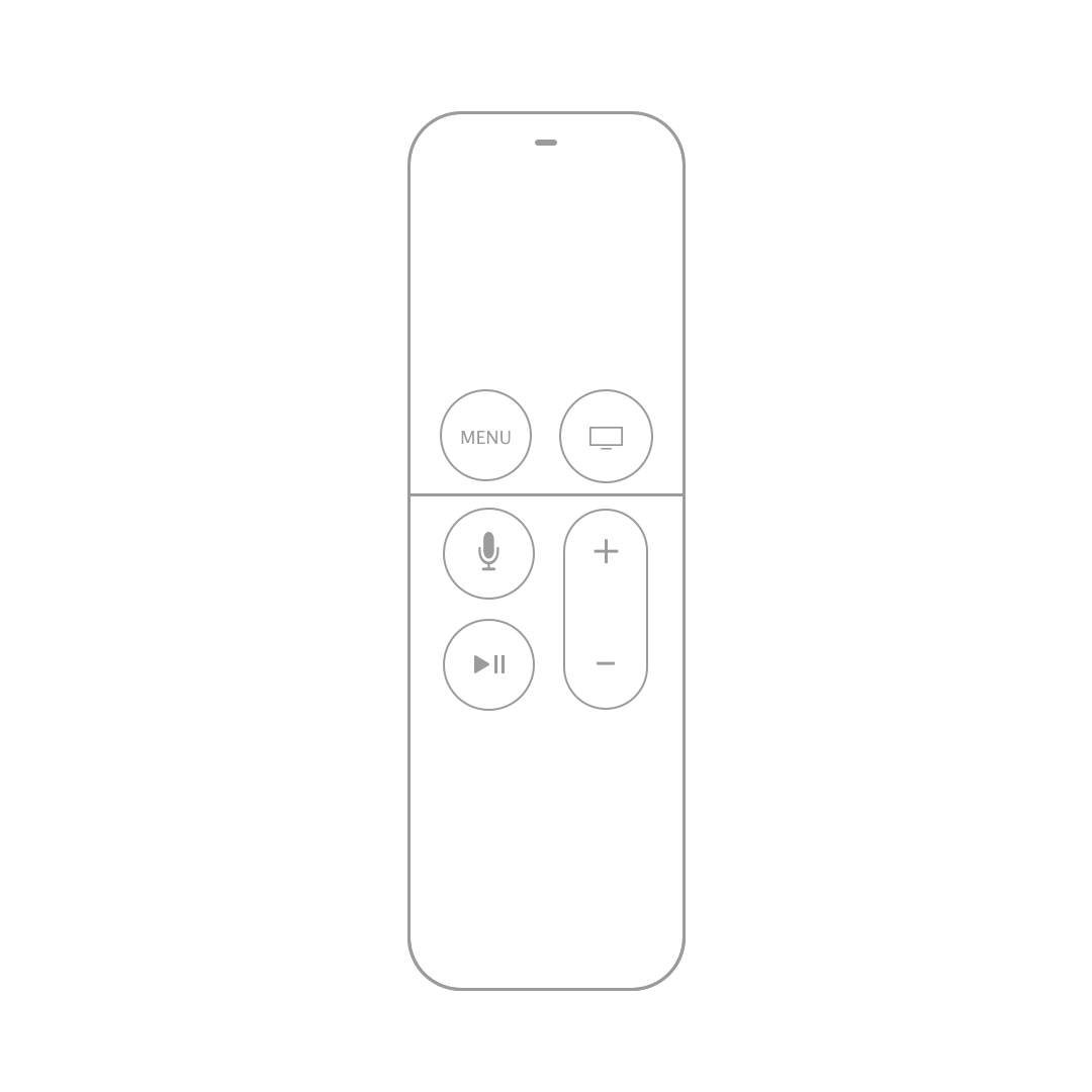 Apple Siri Remote (Stroke)